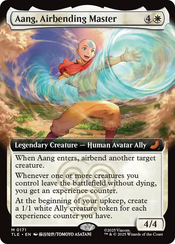Aang, Airbending Master (Extended Art) [Avatar: The Last Airbender: Eternal-Legal] | Gate City Games LLC