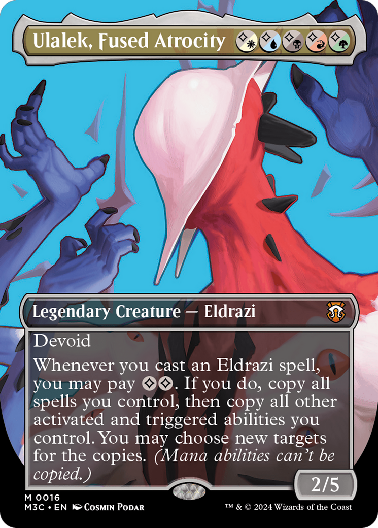 Ulalek, Fused Atrocity (Borderless) [Modern Horizons 3 Commander] | Gate City Games LLC
