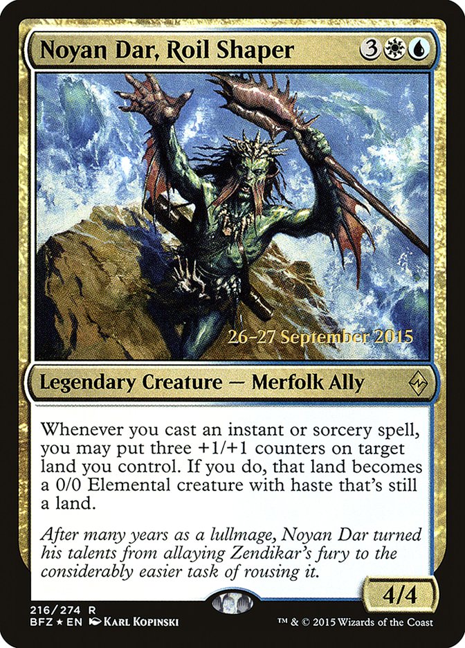 Noyan Dar, Roil Shaper [Battle for Zendikar Prerelease Promos] | Gate City Games LLC