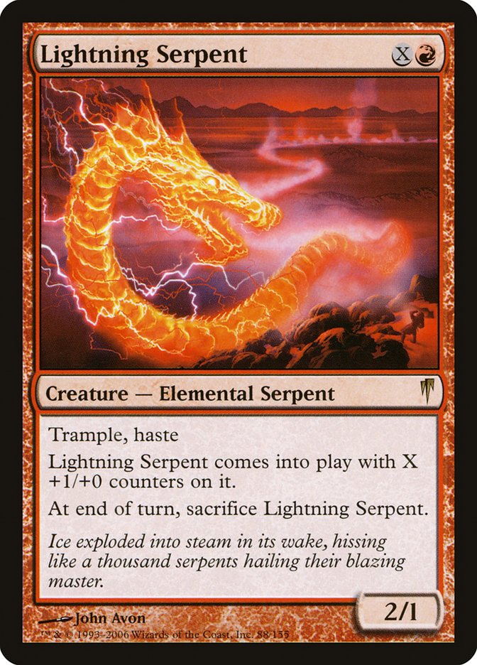 Lightning Serpent [Coldsnap] | Gate City Games LLC