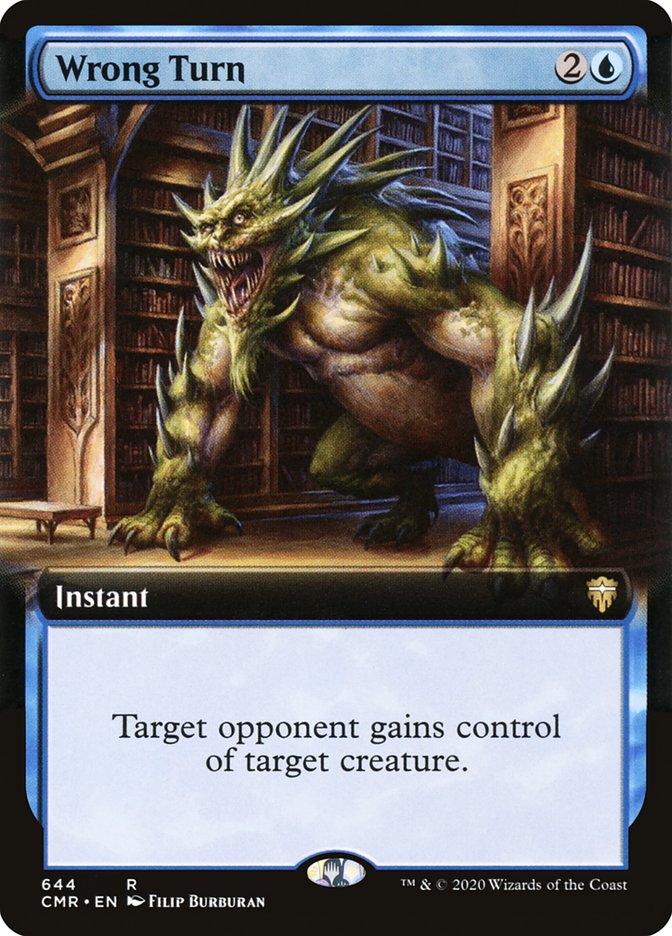 Wrong Turn (Extended Art) [Commander Legends] | Gate City Games LLC