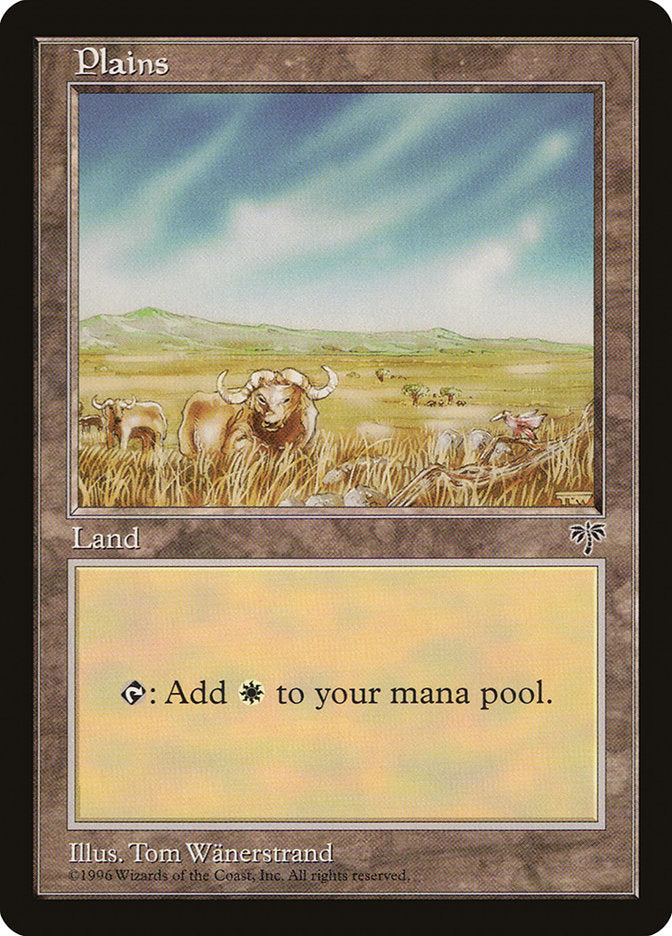 Plains (Oxen / Signature on Right) [Mirage] | Gate City Games LLC