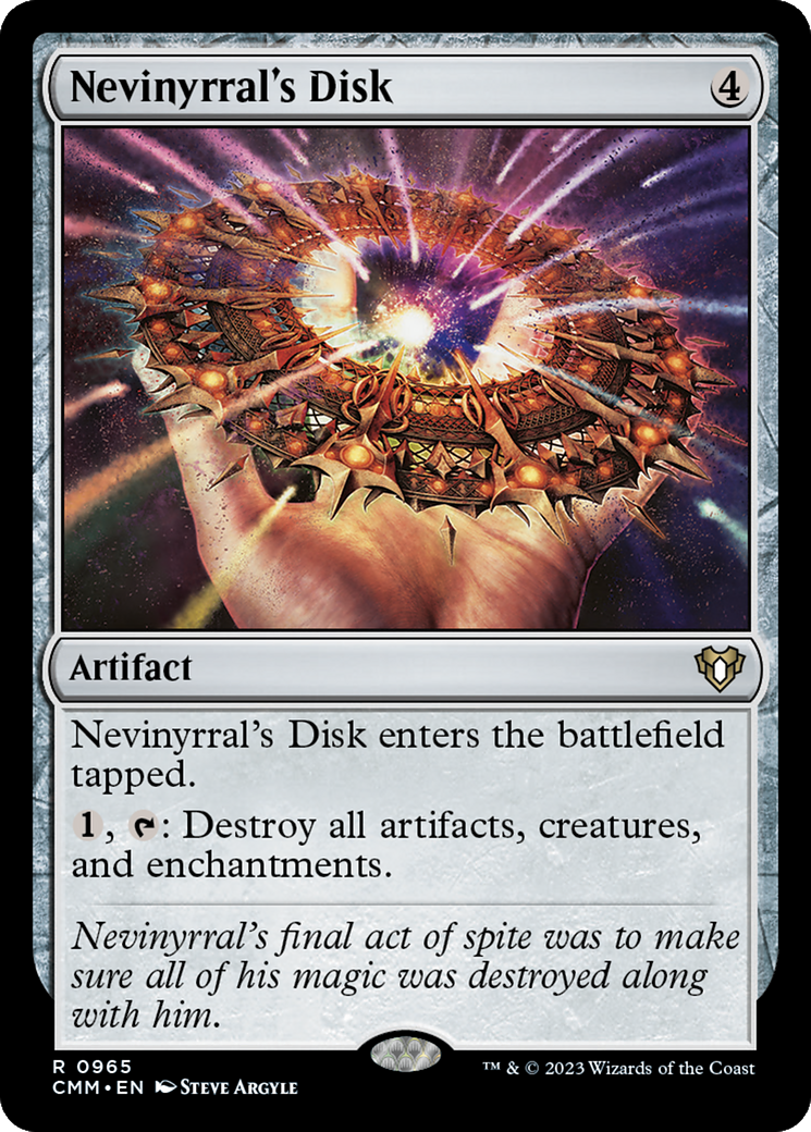 Nevinyrral's Disk [Commander Masters] | Gate City Games LLC