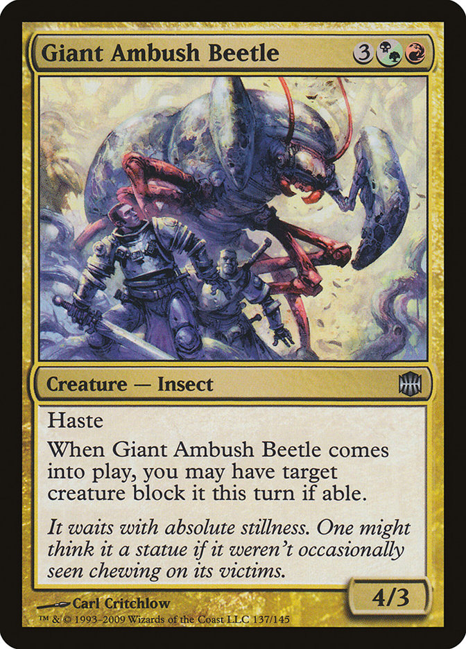 Giant Ambush Beetle [Alara Reborn] | Gate City Games LLC