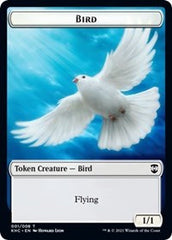 Bird (001) // Soldier Double-Sided Token [Kaldheim Commander Tokens] | Gate City Games LLC