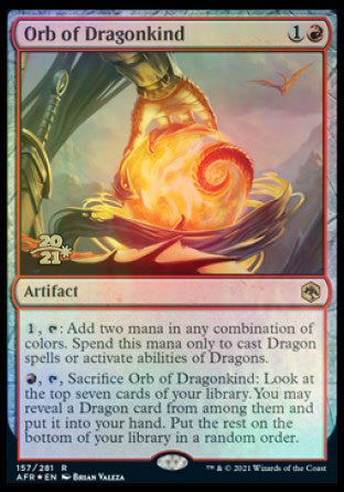 Orb of Dragonkind [Dungeons & Dragons: Adventures in the Forgotten Realms Prerelease Promos] | Gate City Games LLC