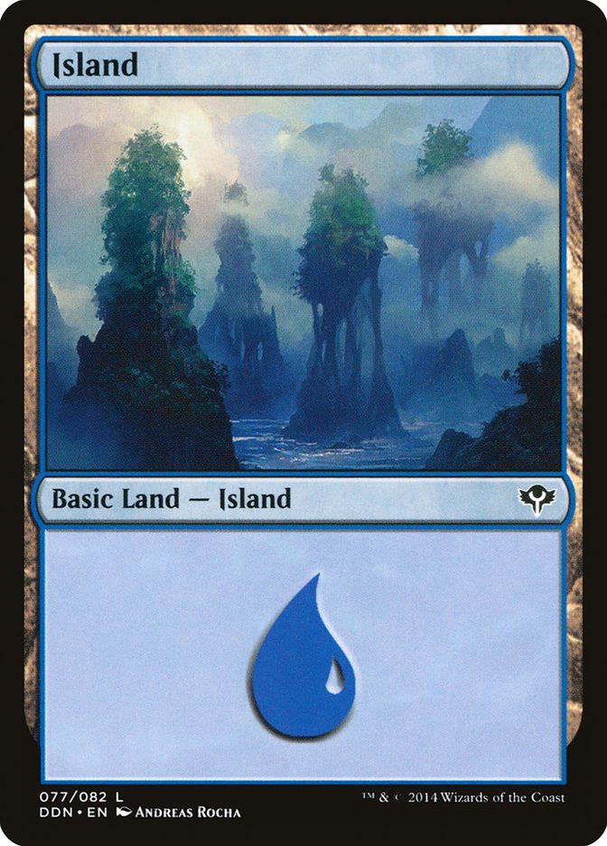 Island (77) [Duel Decks: Speed vs. Cunning] | Gate City Games LLC