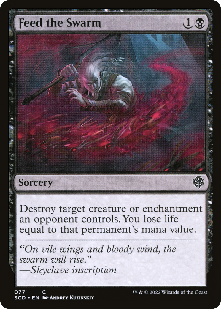 Feed the Swarm [Starter Commander Decks] | Gate City Games LLC