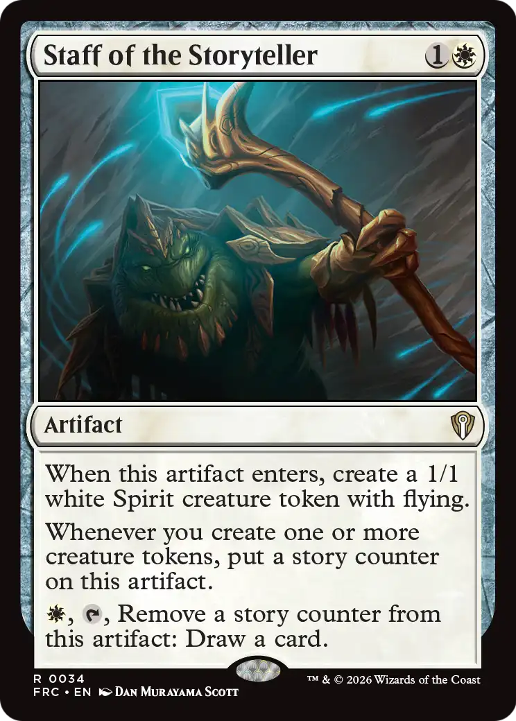 Staff of the Storyteller [Reality Fracture Commander] | Gate City Games LLC