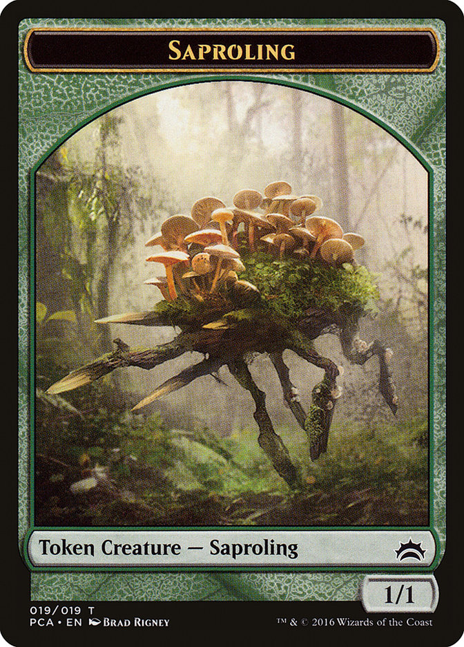 Spider // Saproling Double-Sided Token [Planechase Anthology Tokens] | Gate City Games LLC