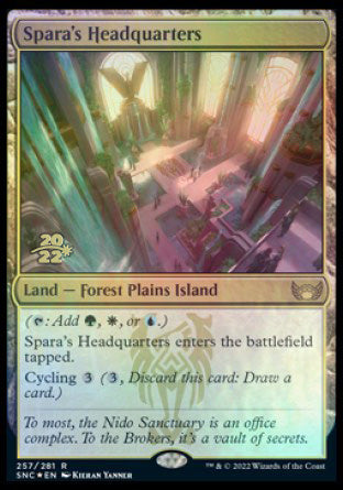 Spara's Headquarters [Streets of New Capenna Prerelease Promos] | Gate City Games LLC