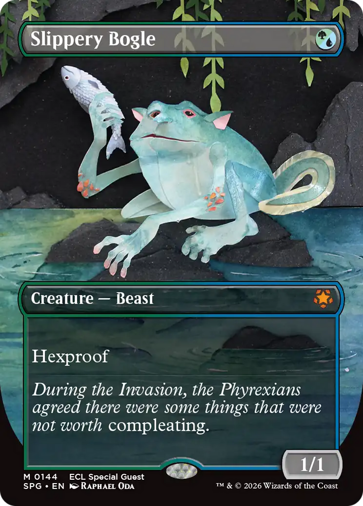 Slippery Bogle (Borderless) [Lorwyn Eclipsed Special Guests] | Gate City Games LLC