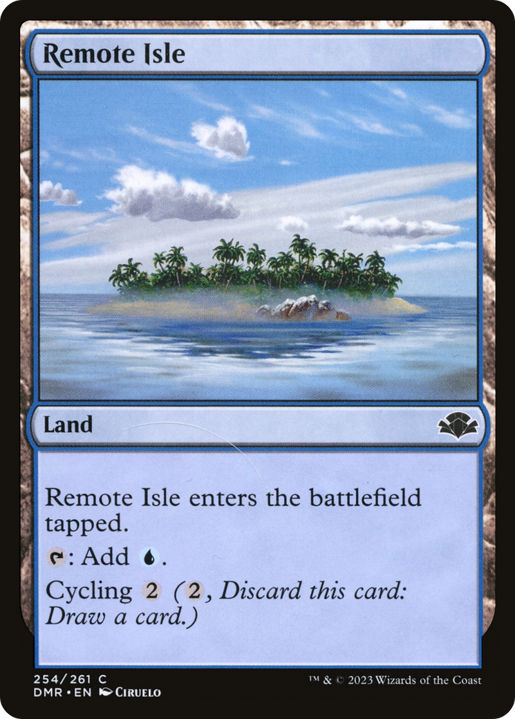Remote Isle [Dominaria Remastered] | Gate City Games LLC
