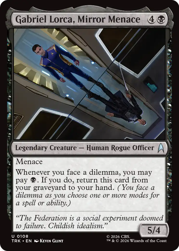 Gabriel Lorca, Mirror Menace [Star Trek] | Gate City Games LLC