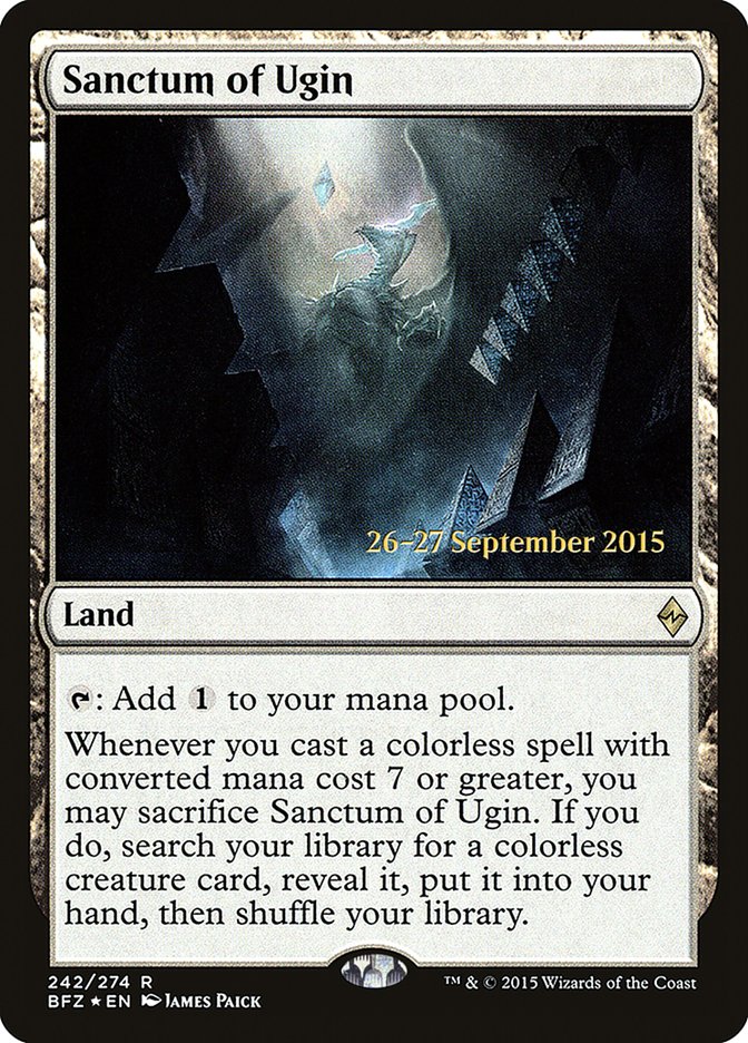 Sanctum of Ugin [Battle for Zendikar Prerelease Promos] | Gate City Games LLC