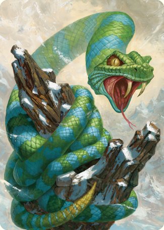 Ohran Frostfang Art Card [Commander Masters Art Series] | Gate City Games LLC