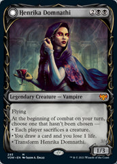 Henrika Domnathi // Henrika, Infernal Seer (Showcase Fang Frame) [Innistrad: Crimson Vow] | Gate City Games LLC
