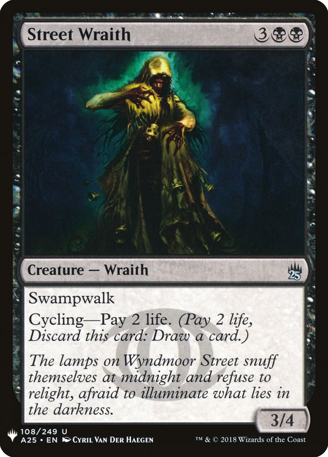 Street Wraith [Mystery Booster] | Gate City Games LLC