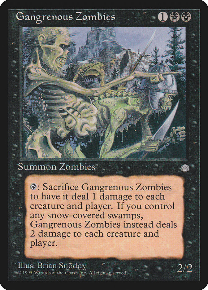Gangrenous Zombies [Ice Age] | Gate City Games LLC