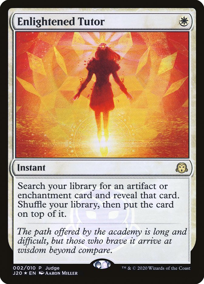 Enlightened Tutor [Judge Gift Cards 2020] | Gate City Games LLC