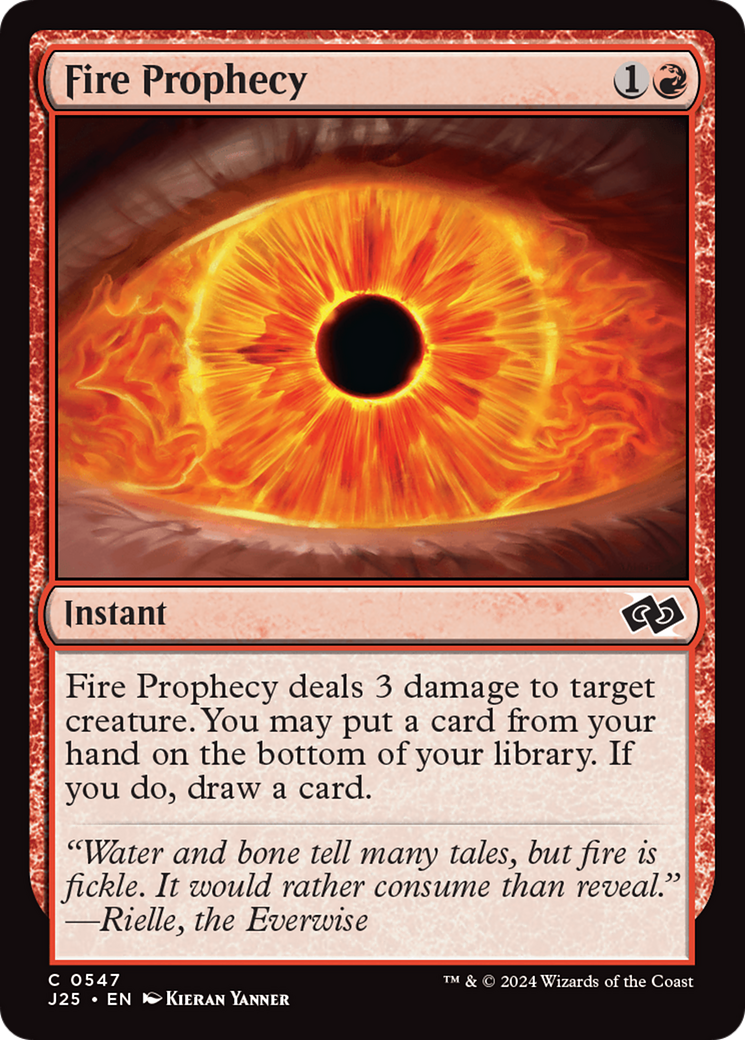 Fire Prophecy [Foundations Jumpstart] | Gate City Games LLC