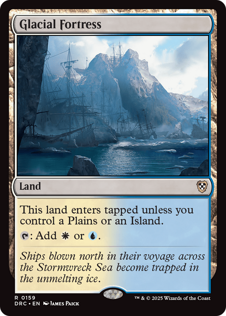 Glacial Fortress [Aetherdrift Commander] | Gate City Games LLC