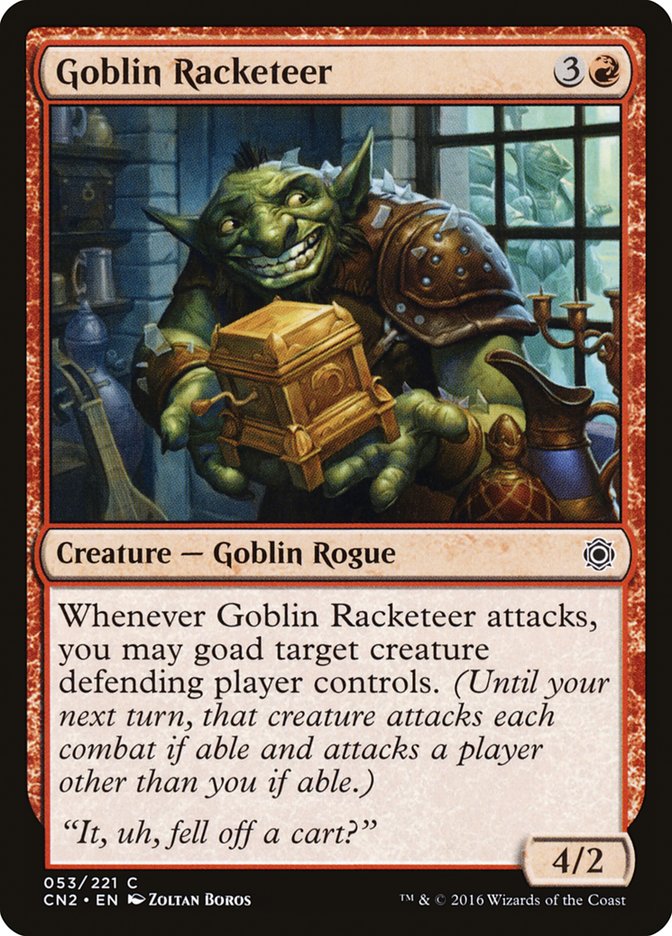 Goblin Racketeer [Conspiracy: Take the Crown] | Gate City Games LLC