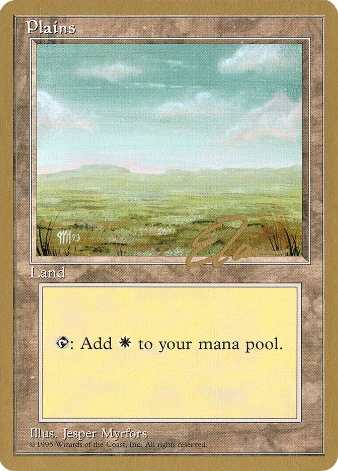 Plains (et364) (Eric Tam) [Pro Tour Collector Set] | Gate City Games LLC