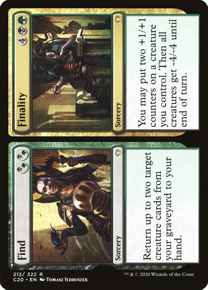 Find // Finality [Commander 2020] | Gate City Games LLC
