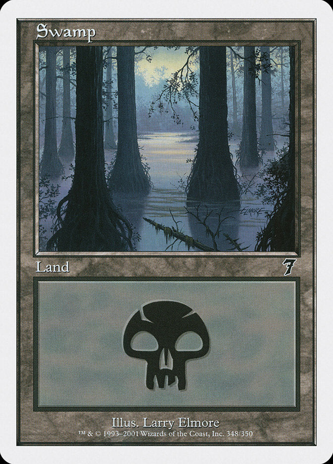 Swamp (348) [Seventh Edition] | Gate City Games LLC