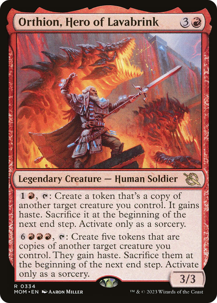 Orthion, Hero of Lavabrink [March of the Machine] | Gate City Games LLC