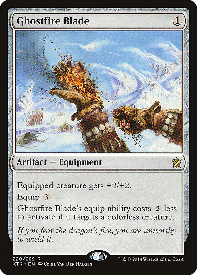Ghostfire Blade [Khans of Tarkir] | Gate City Games LLC