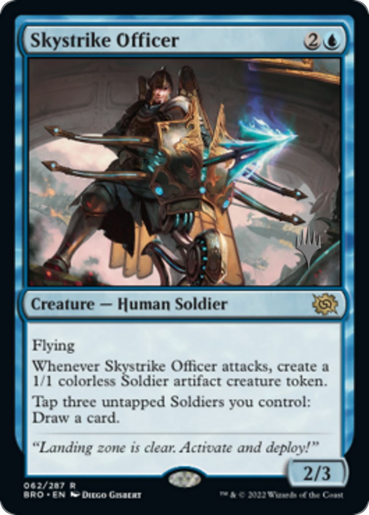 Skystrike Officer (Promo Pack) [The Brothers' War Promos] | Gate City Games LLC