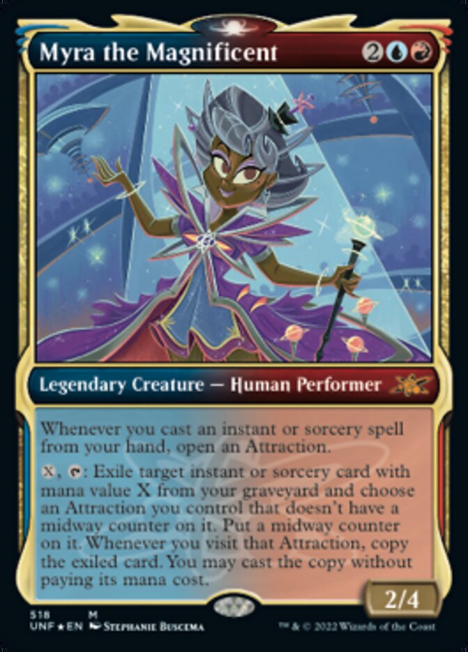 Myra the Magnificent (Showcase) (Galaxy Foil) [Unfinity] | Gate City Games LLC