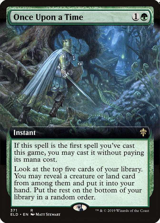 Once Upon a Time (Extended Art) [Throne of Eldraine] | Gate City Games LLC