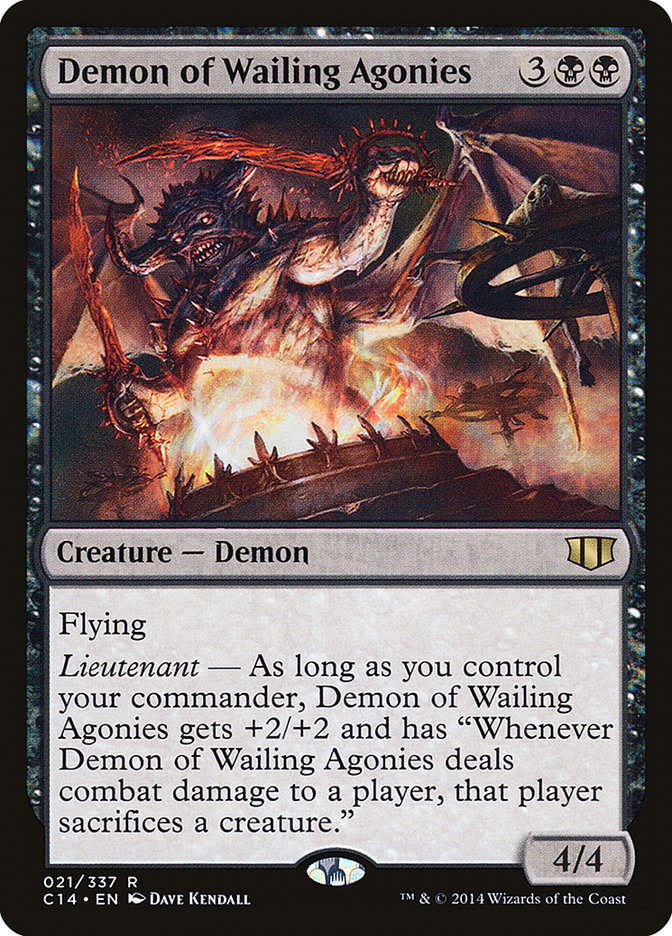 Demon of Wailing Agonies [Commander 2014] | Gate City Games LLC
