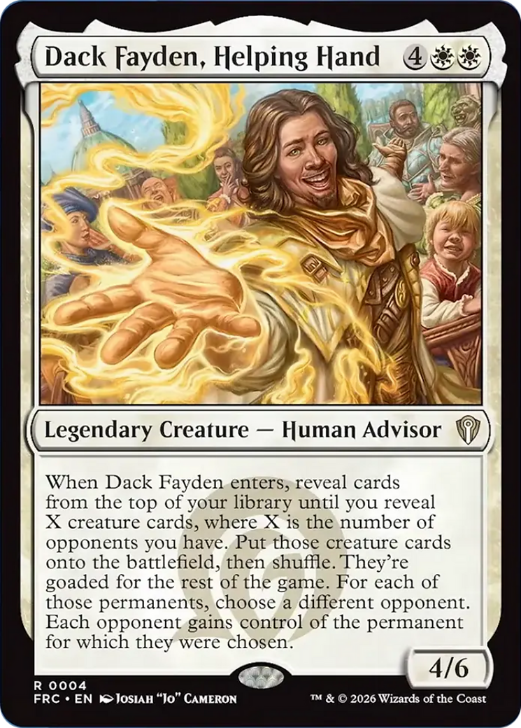 Dack Fayden, Helping Hand [Reality Fracture Commander] | Gate City Games LLC