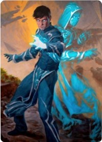 Jace, Mirror Mage 1 Art Card [Zendikar Rising Art Series] | Gate City Games LLC