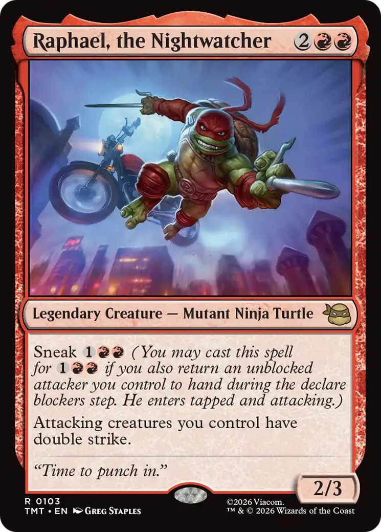 Raphael, the Nightwatcher [Teenage Mutant Ninja Turtles] | Gate City Games LLC