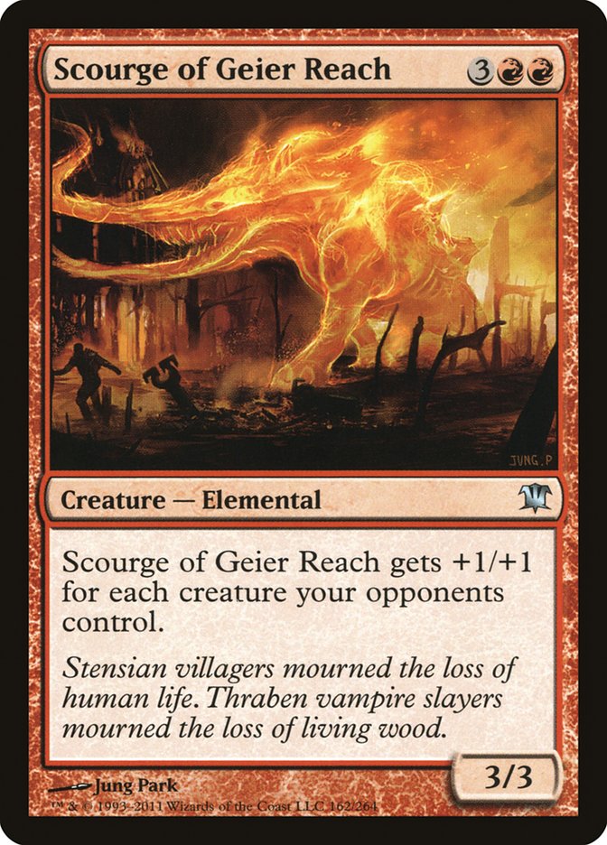 Scourge of Geier Reach [Innistrad] | Gate City Games LLC