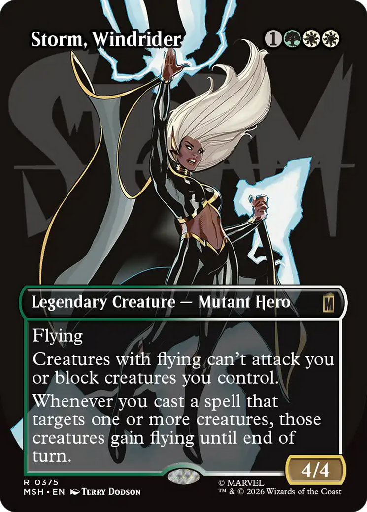 Storm, Windrider (Borderless) [Marvel Super Heroes] | Gate City Games LLC