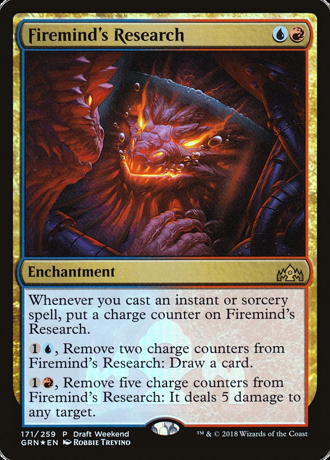 Firemind's Research (Draft Weekend) [Guilds of Ravnica Promos] | Gate City Games LLC