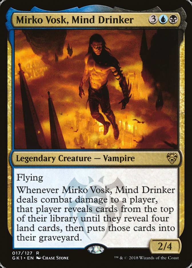 Mirko Vosk, Mind Drinker [Guilds of Ravnica Guild Kit] | Gate City Games LLC