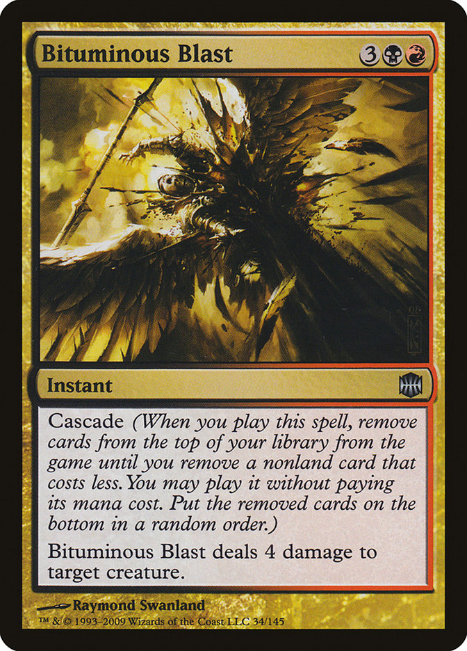 Bituminous Blast [Alara Reborn] | Gate City Games LLC