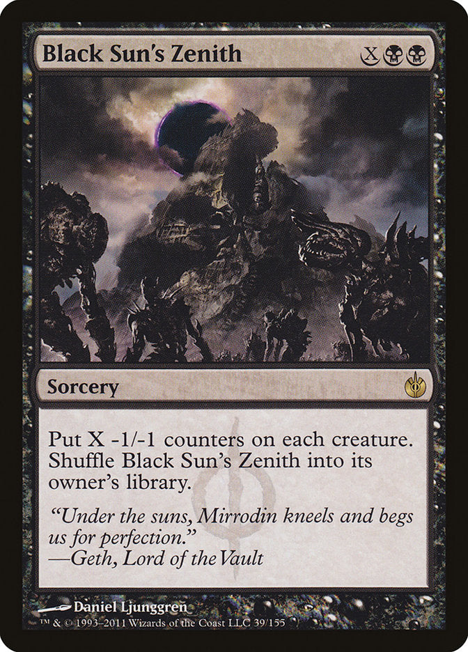 Black Sun's Zenith [Mirrodin Besieged] | Gate City Games LLC