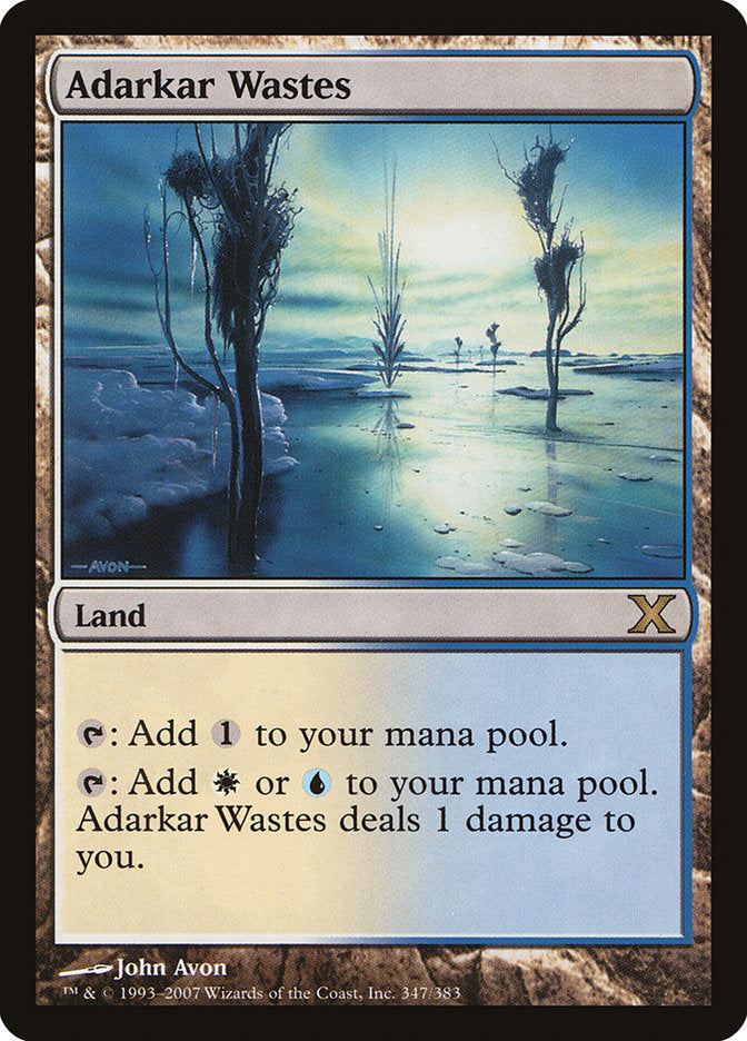 Adarkar Wastes [Tenth Edition] | Gate City Games LLC