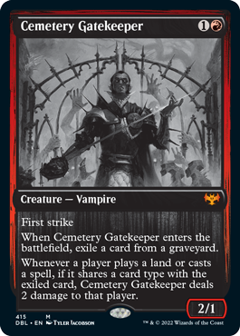 Cemetery Gatekeeper [Innistrad: Double Feature] | Gate City Games LLC