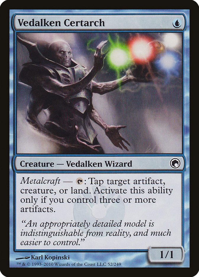 Vedalken Certarch [Scars of Mirrodin] | Gate City Games LLC