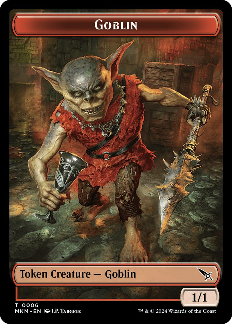 Goblin Token [Murders at Karlov Manor Tokens] | Gate City Games LLC