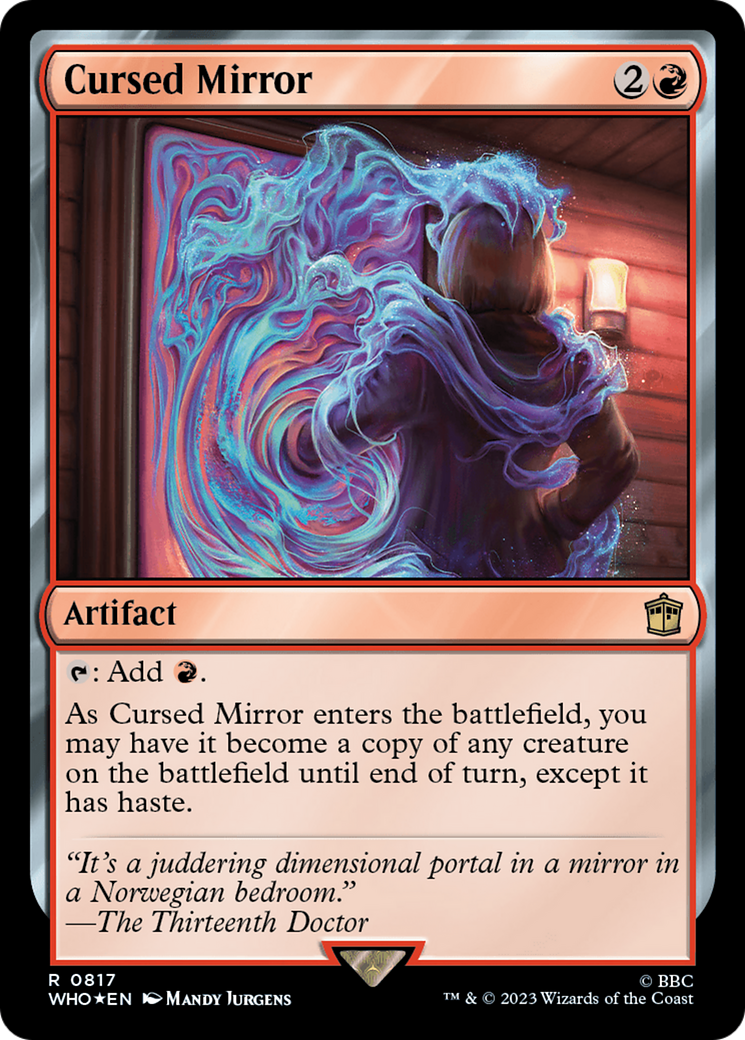 Cursed Mirror (Surge Foil) [Doctor Who] | Gate City Games LLC